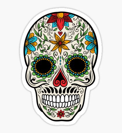 Dia De Los Muertos Stickers | Redbubble