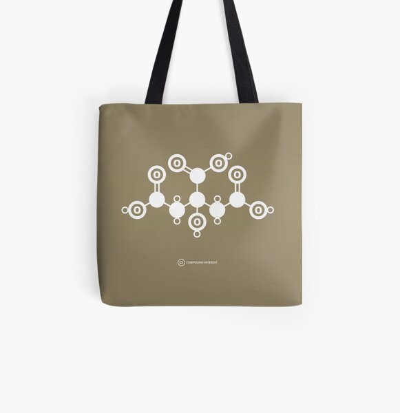 Citric Acid All Over Print Tote Bag