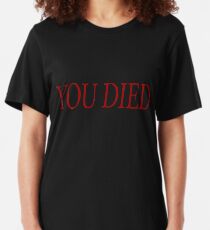 DU BIST GESTORBEN! Slim Fit T-Shirt