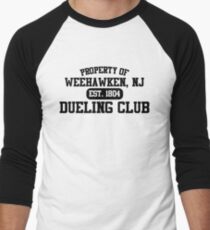 Property of Weehawken NJ Dueling Club Men's Baseball ¾ T-Shirt