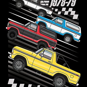 Ford Bronco Script - White Classic Men Graphic Tee Vintage Retro Style Ford  Bronco  Essential T-Shirt for Sale by KJIUYAN