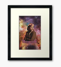 mrs. spooky Framed Print