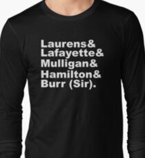Hamilton Revolutionaries (white) Long Sleeve T-Shirt