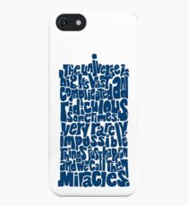Full of Miracles (blue) iPhone SE/5s/5 Case