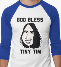 God Bless Tiny Tim Men's Baseball ¾ T-Shirt