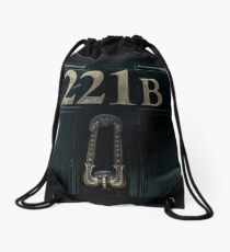 221B Baker Street Drawstring Bag
