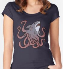 Cute Sharktopus Women's Fitted Scoop T-Shirt