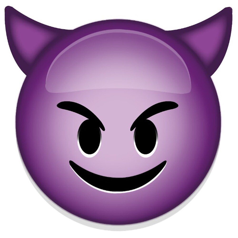 Evil Emoji By Bryce12334 Redbubble   Flat,1000x1000,075,f.u1 