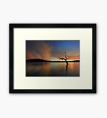 Smoke Rises Framed Print