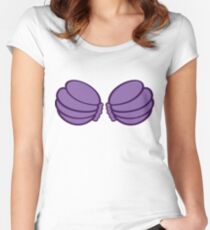 Seashell Bra Women's Fitted Scoop T-Shirt