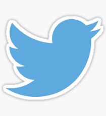 Twitter logo Sticker