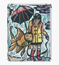 Girl and her fish iPad Case/Skin