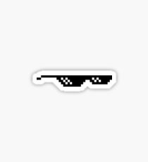 Deal With It and Thug Life Glasses Sticker