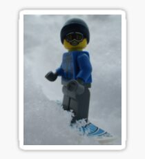 Snowboarding Guy Sticker