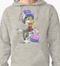 Charcoal and Oil - Jiminy Cricket Pullover Hoodie