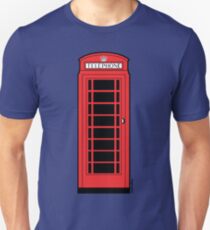 British Red Phone Box Unisex T-Shirt