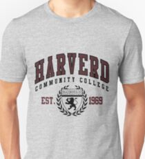 Gag Gift - Harverd Community College Unisex T-Shirt