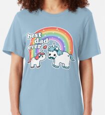 Best Unicorn Dad Slim Fit T-Shirt