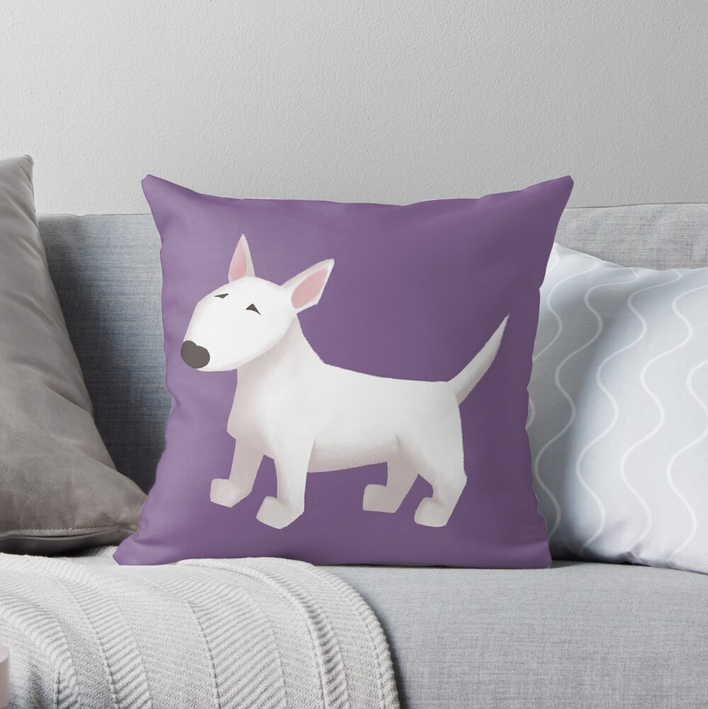 custom dog throw pillow