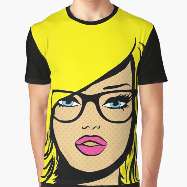 Pop Art Girl Graphic T-Shirt