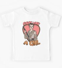 Fight Like A Scavenger (Fight Like A Girl) Kids Tee
