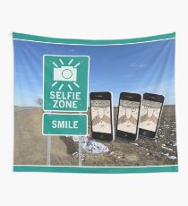 Selfie Zone Sourire Tenture murale
