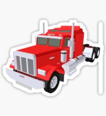 red truck Sticker