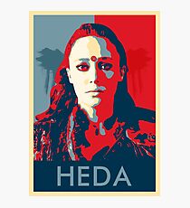 Posterized Heda Photographic Print