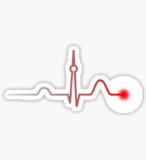 Berlin heartbeat Sticker