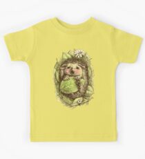 Little hedgehog colored Kids Tee