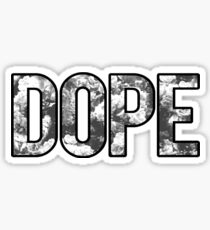 DOPE FLOWERS (BLACK & WHITE VARIANT) Sticker