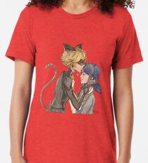 Marinette & Chat Noir Vintage T-Shirt
