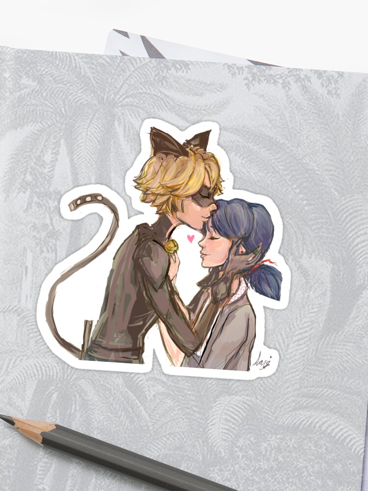 Marinette Chat Noir Sticker