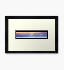 Cedar Point Panoramic Framed Print