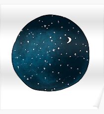 the stars, the moon, they have all been blown out Poster