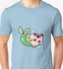 Pug Mermaid Unisex T-Shirt