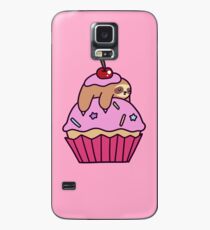 Cupcake Sloth Case/Skin for Samsung Galaxy