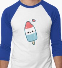 Kawaii Popsicle Men's Baseball ¾ T-Shirt