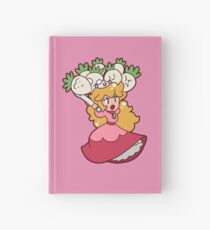 Princess Peach with Turnips Hardcover Journal