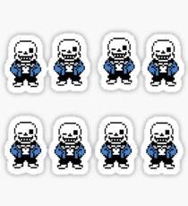 Pegatina Undertale - Sans Sticker (paquete de 8)