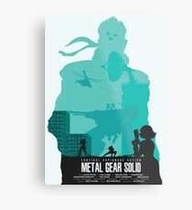 MGS Minimalist Metal Print