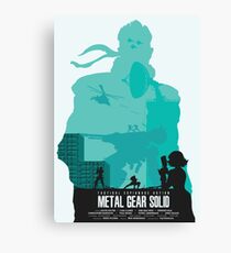 MGS Minimalist Canvas Print