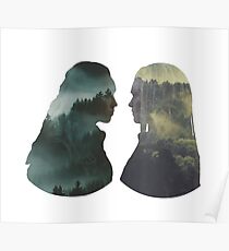 Clexa - The 100 - Forest Front Poster