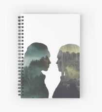 Clexa - The 100 - Forest Front Spiral Notebook