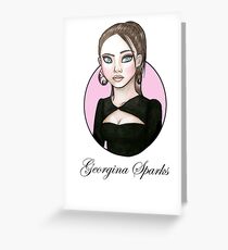 Georgina Sparks - Gossip Girl Greeting Card
