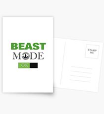 WellnessCoaches Beast Mode On Unisex Postcards