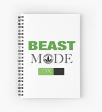 WellnessCoaches Beast Mode On Unisex Spiral Notebook