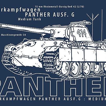 Artwork thumbnail, Panther Tank by b24flak