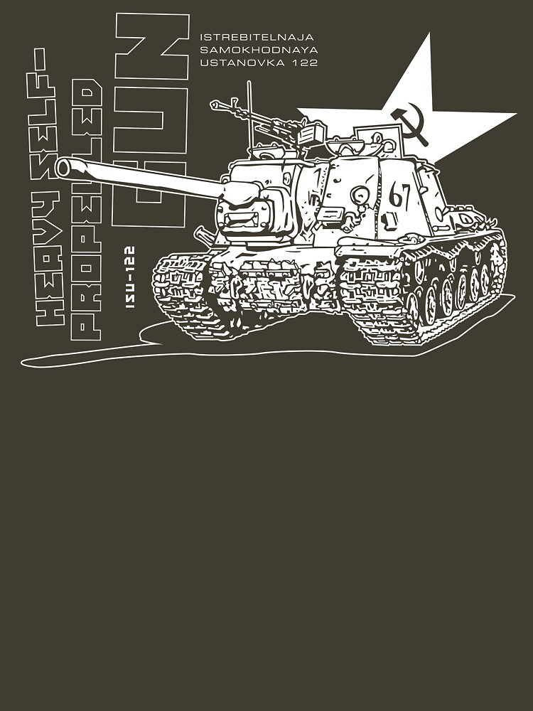 ISU-122 Self-Propelled Gun by b24flak