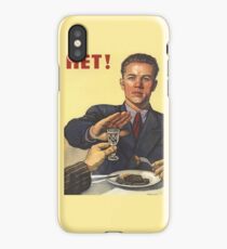 Soviet Poster: Hет! iPhone Case